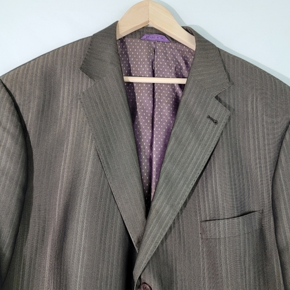 EARVIN MAGIC JOHNSON Signature Men's Single-Breasted Sport Coat Sz 52XL  Brown - Picture 3 of 12